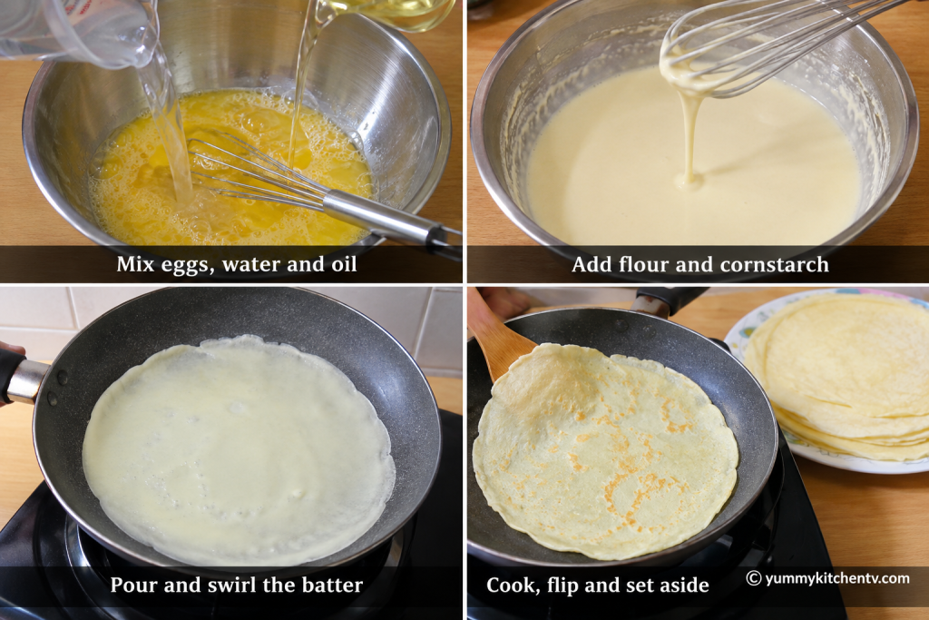 lumpiang sariwa wrapper step guide