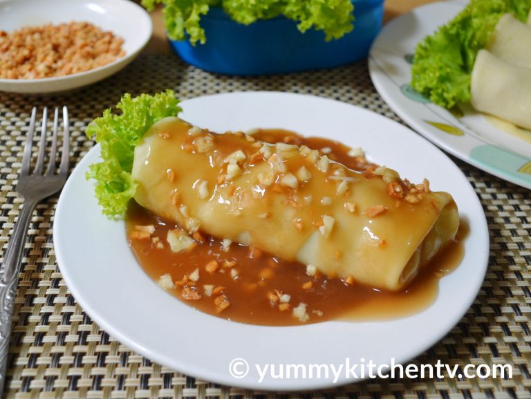 Lumpiang Sariwa with Fresh Wrapper and Sauce