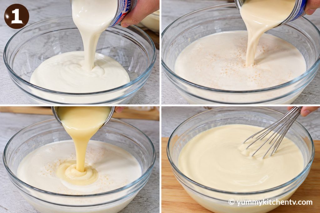 magnum-style milk mixture