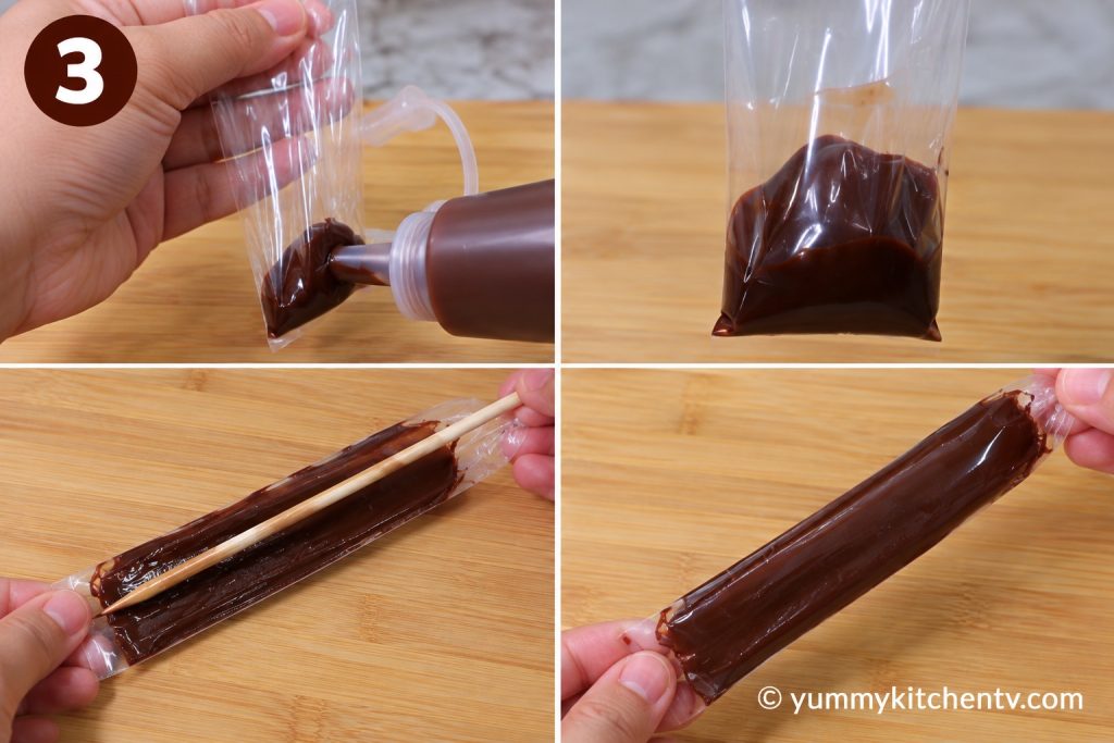 chocolate in plastic