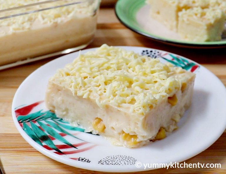 Maja Blanca without Coconut Milk