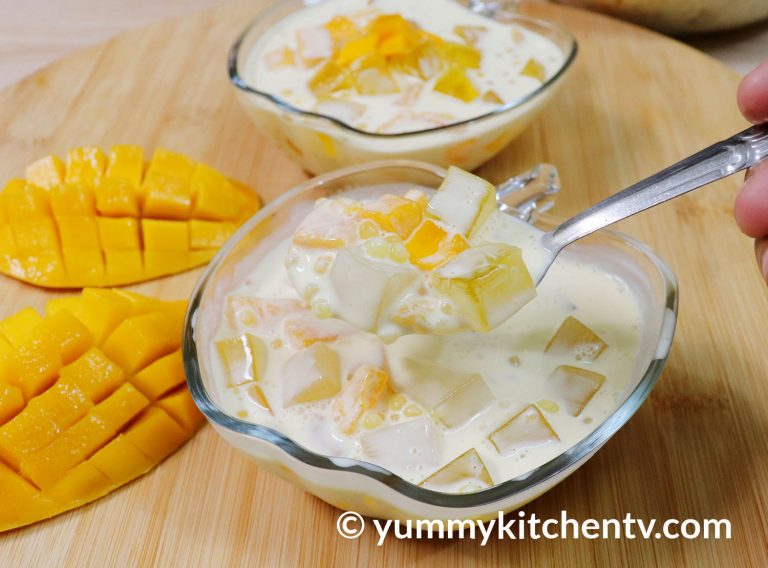 Mango Jelly Salad - Yummy Kitchen