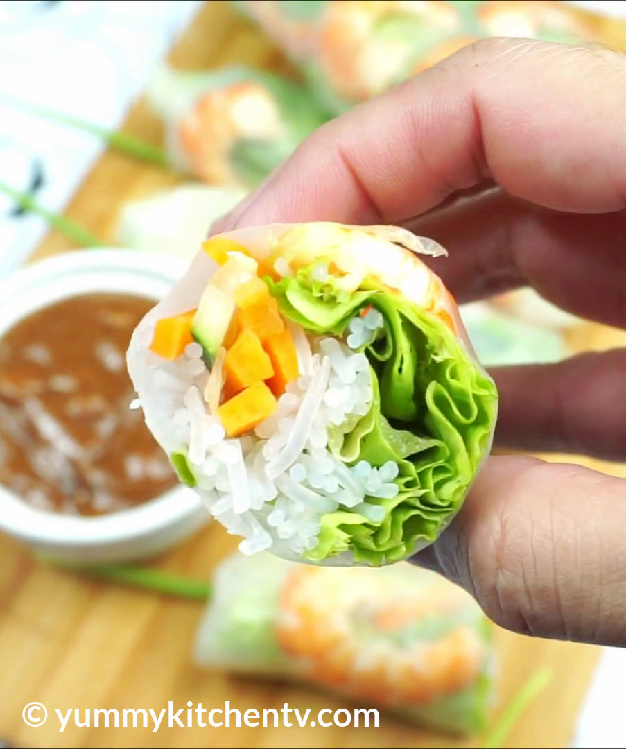 Shrimp Spring Rolls Yummy Kitchen