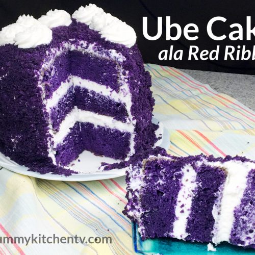 3 Ingredient Ube Cake - Rezel Kealoha
