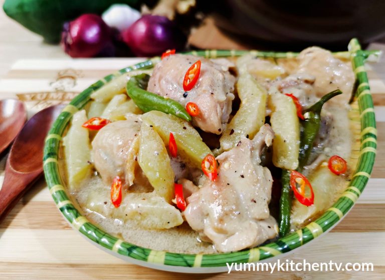 Ginataang Manok with Papaya