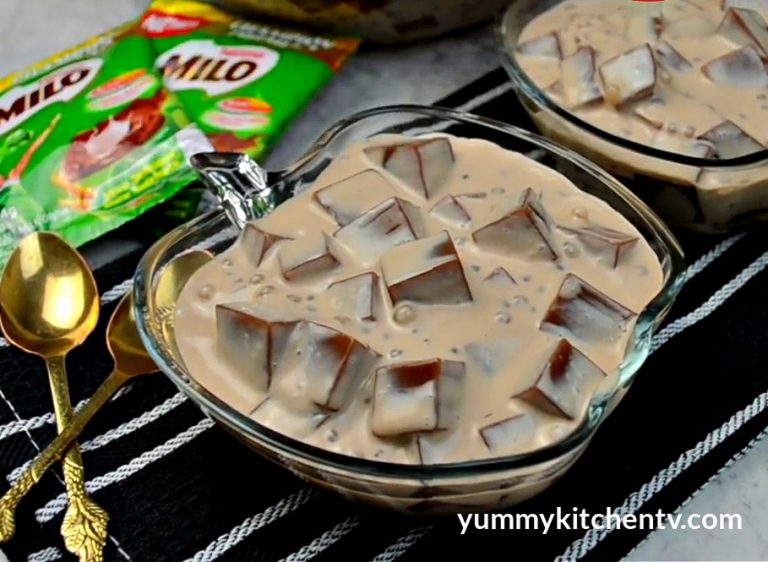 Milo Jelly Sago Salad