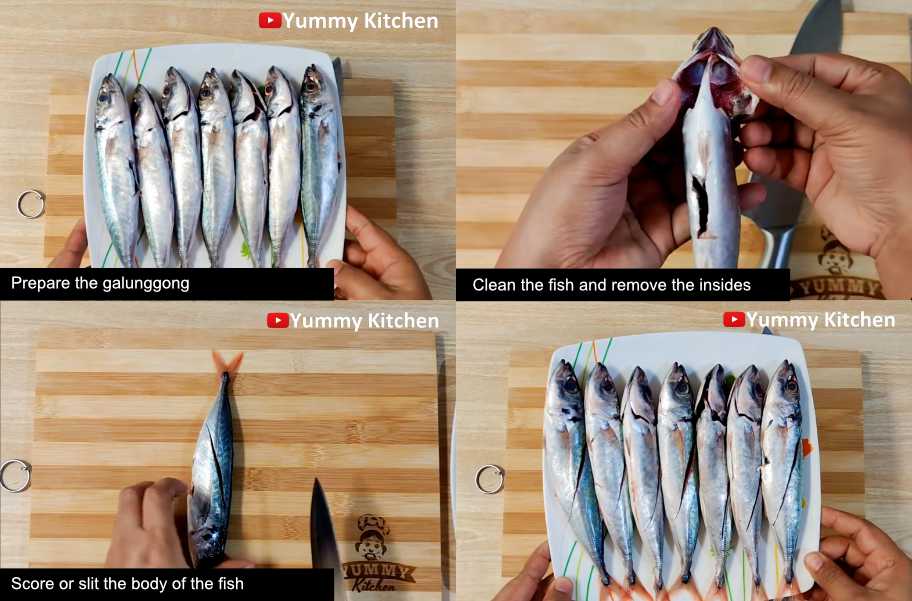 hiwas na isda in english