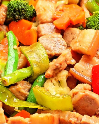 Pork Belly with Vegetables