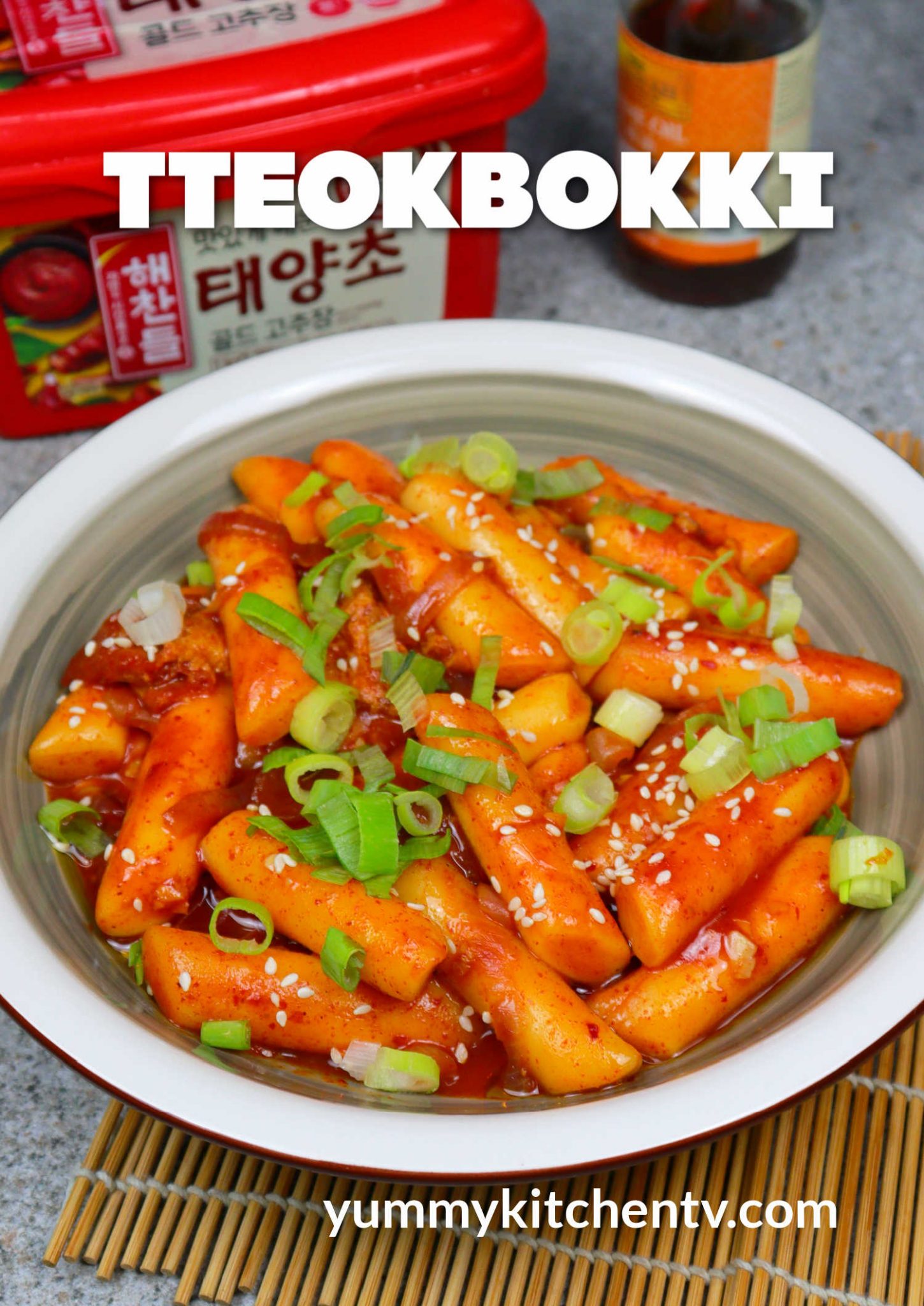 Tteokbokki (Spicy Rice Cake) - Yummy Kitchen