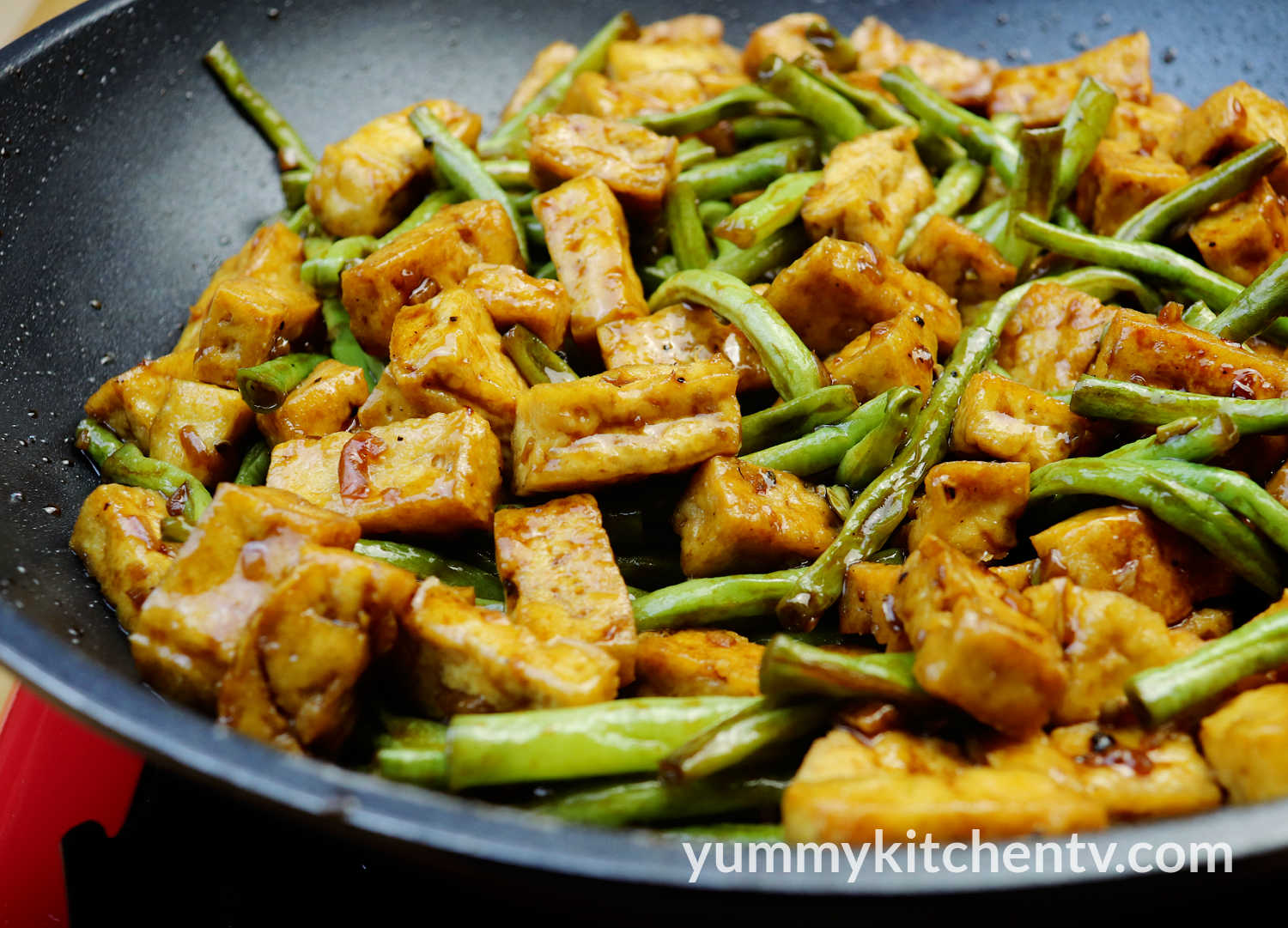 Stirfry Beans and Tofu Yummy Kitchen