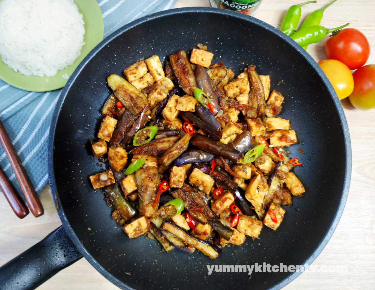 Binagoongang Talong at Tokwa Yummy Kitchen