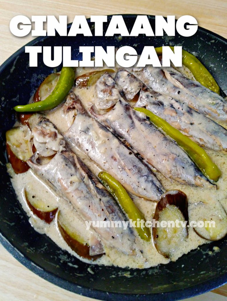 Ginataang Tulingan recipe