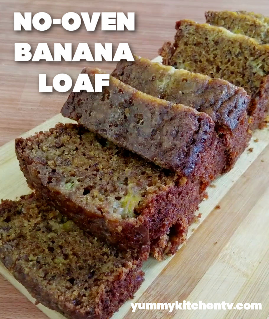 Moist Banana Loaf without Oven