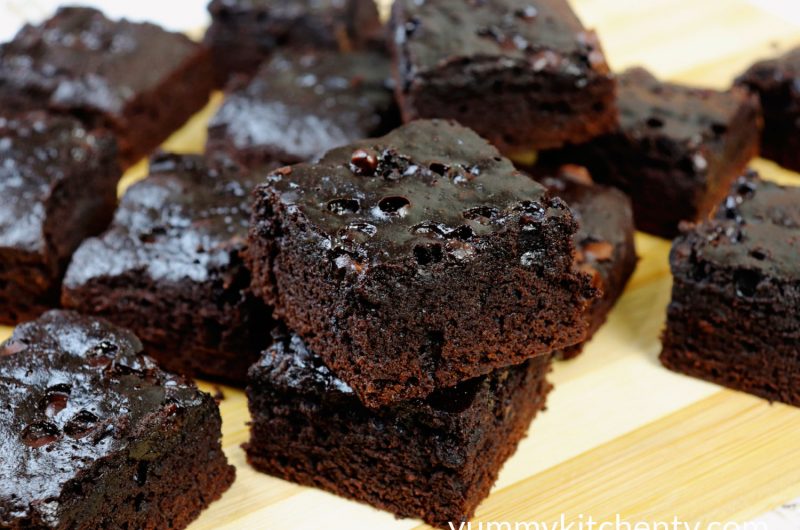 NO-Oven Chocolate Brownies