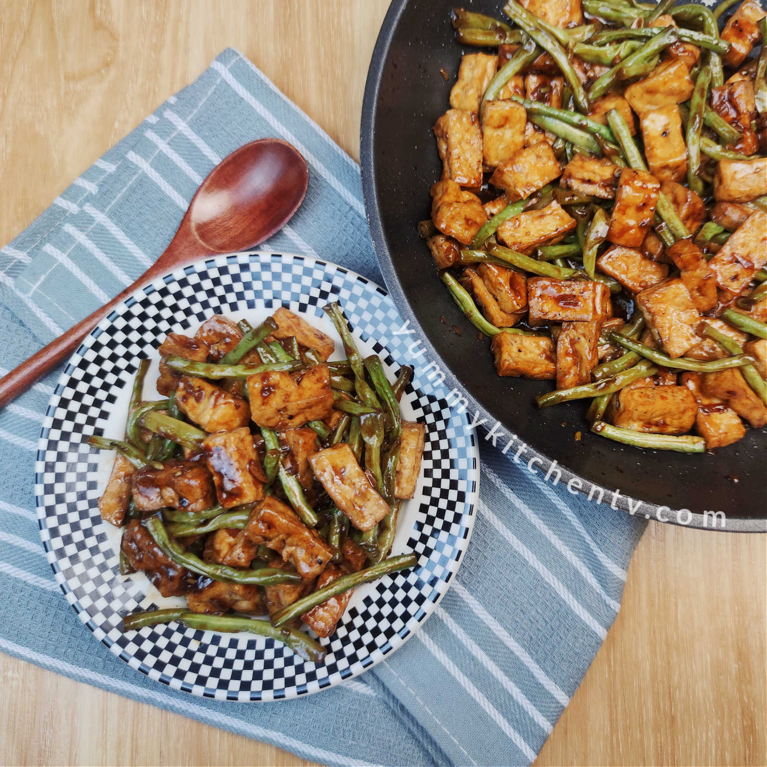 Stirfry Beans and Tofu Yummy Kitchen