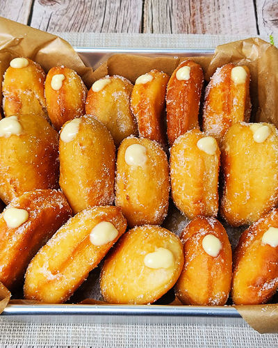 Custard Cream Donuts