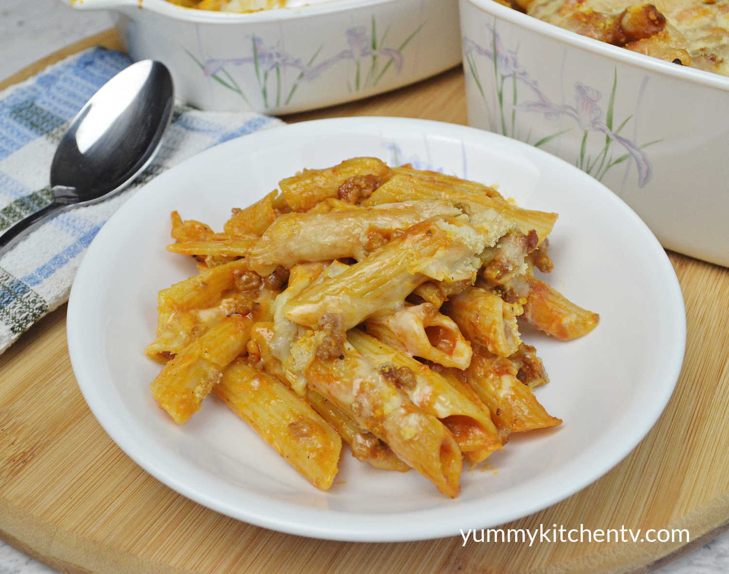 Baked Penne Pasta - Yummy Kitchen