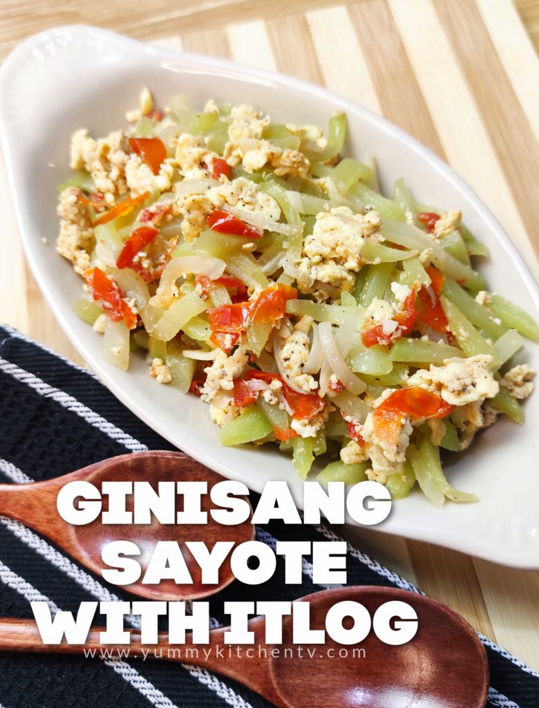 Ginisang Sayote with Itlog