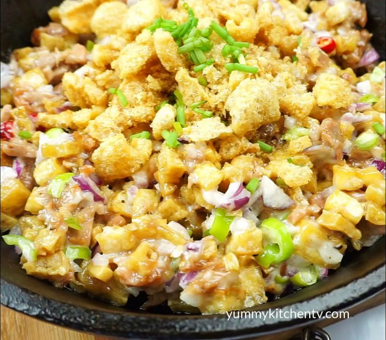 Tuna Sisig with Crispy Tofu