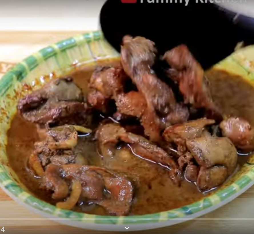 Adobong Atay at Balunbalunan