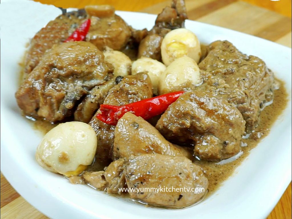 How to cook Adobong Manok sa Gata