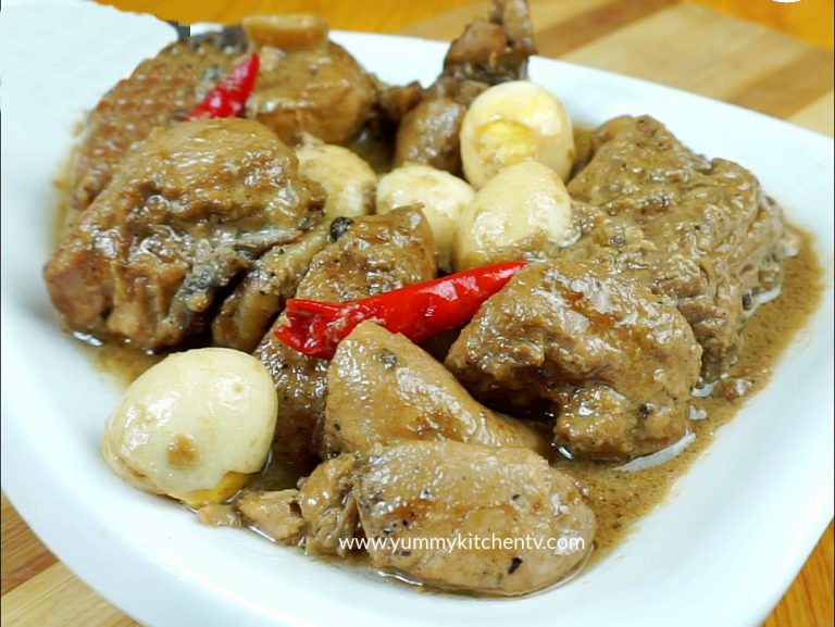 Adobong Manok sa Gata