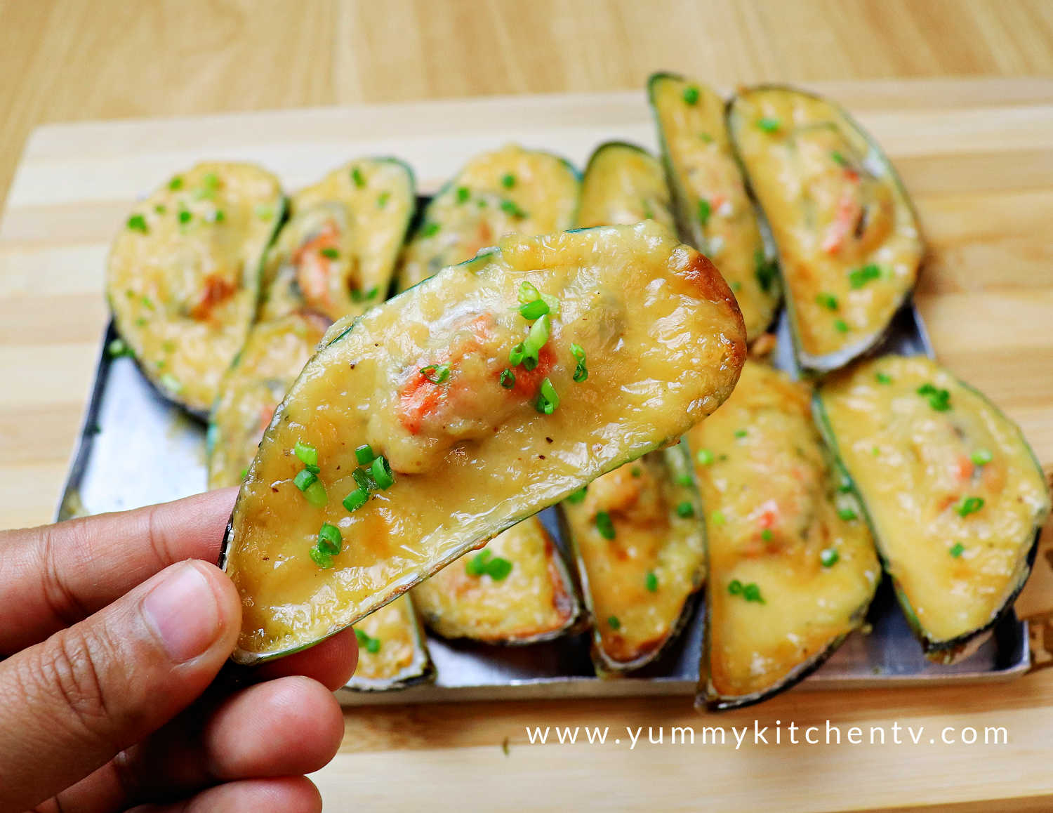 Baked Tahong - Yummy Kitchen