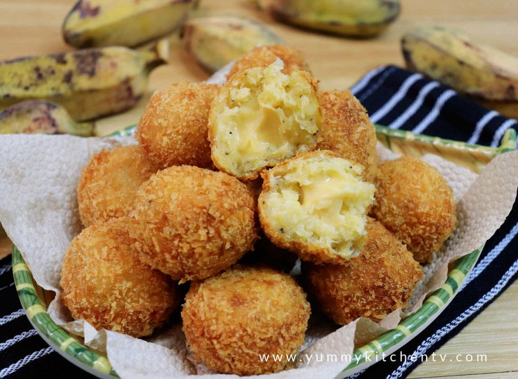 Banana Cheese Balls Yummy Kitchen