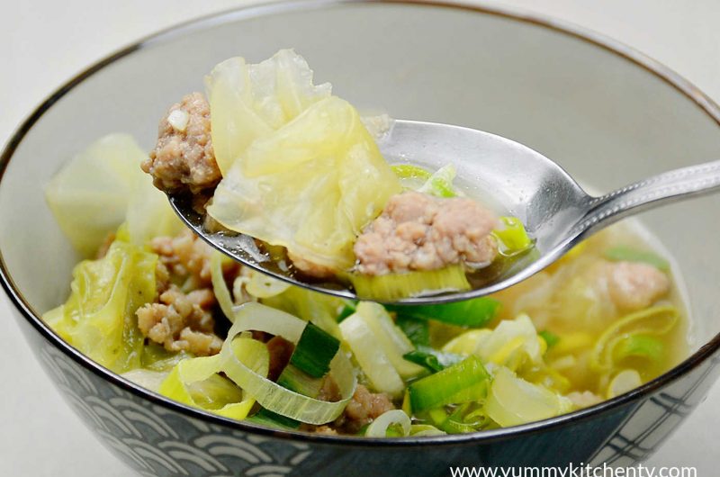 Cabbage and Pork Soup