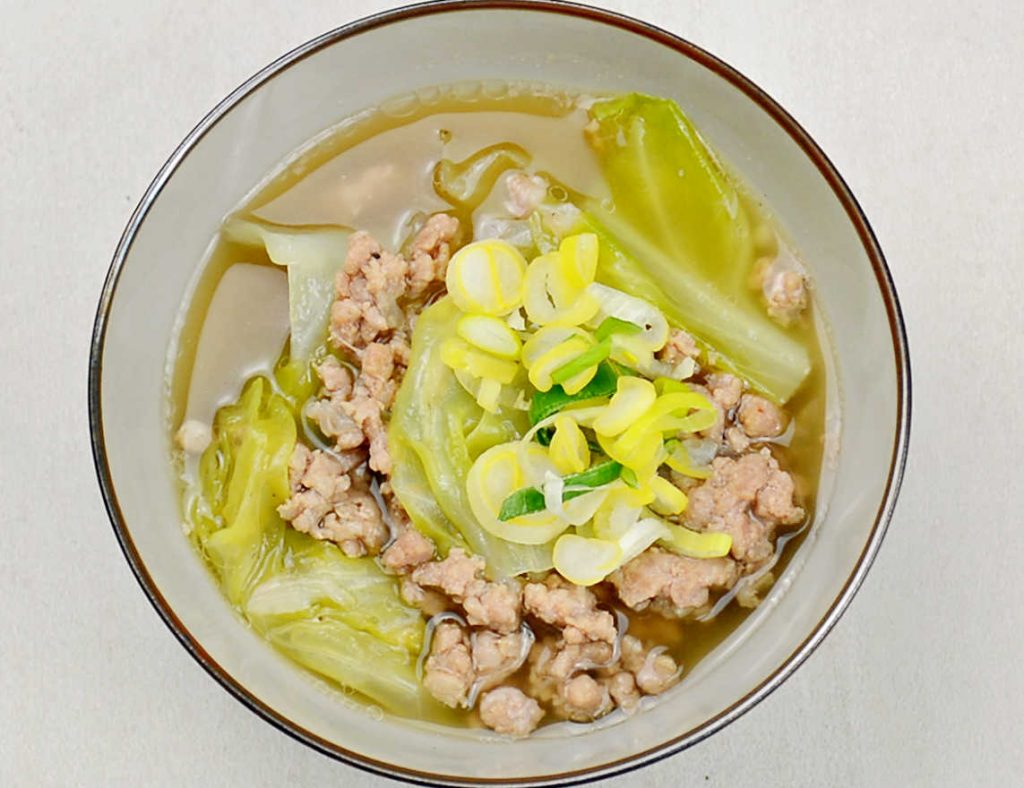 pork soup with cabbage