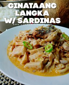 Ginataang Langka with Sardines - Yummy Kitchen