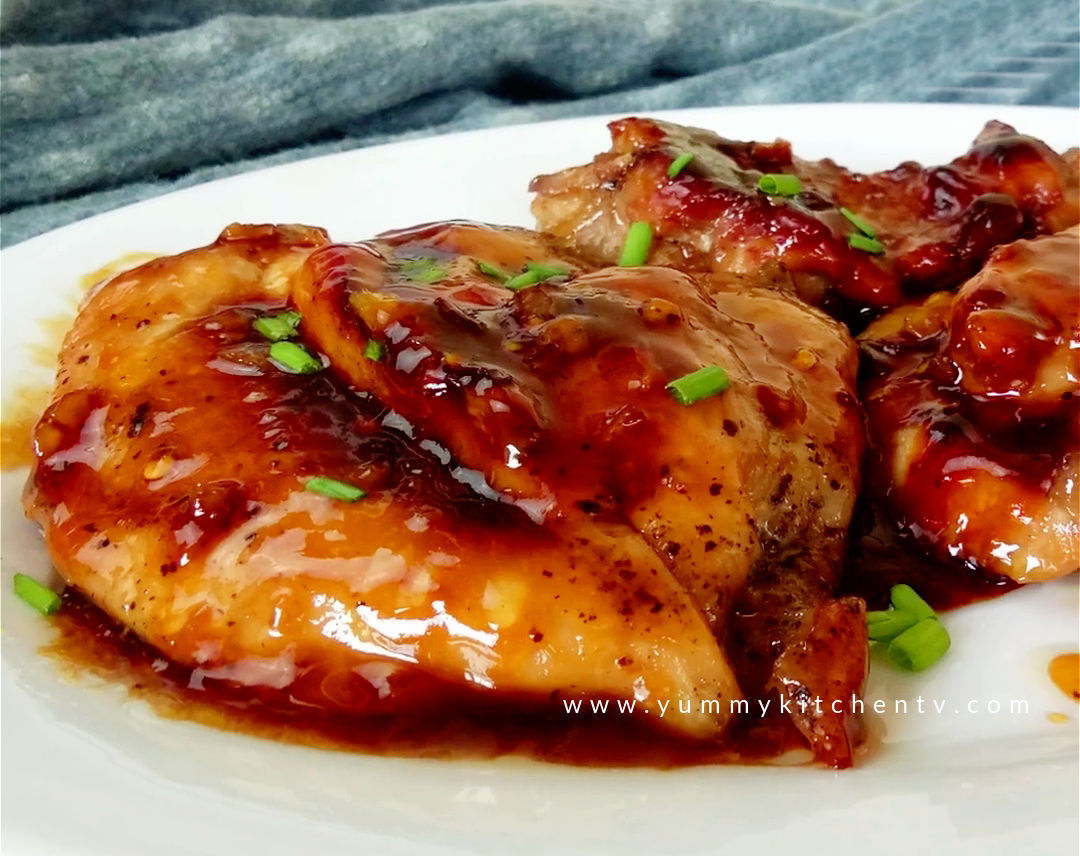 Honey Garlic Chicken - Yummy Kitchen