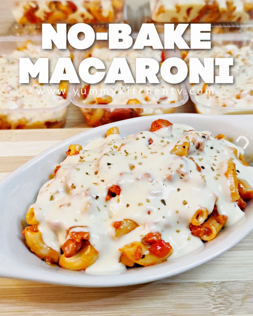 No Bake Macaroni Yummy Kitchen