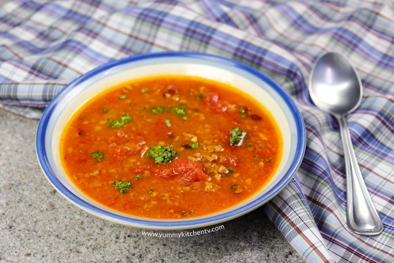 Beefy Tomato Soup