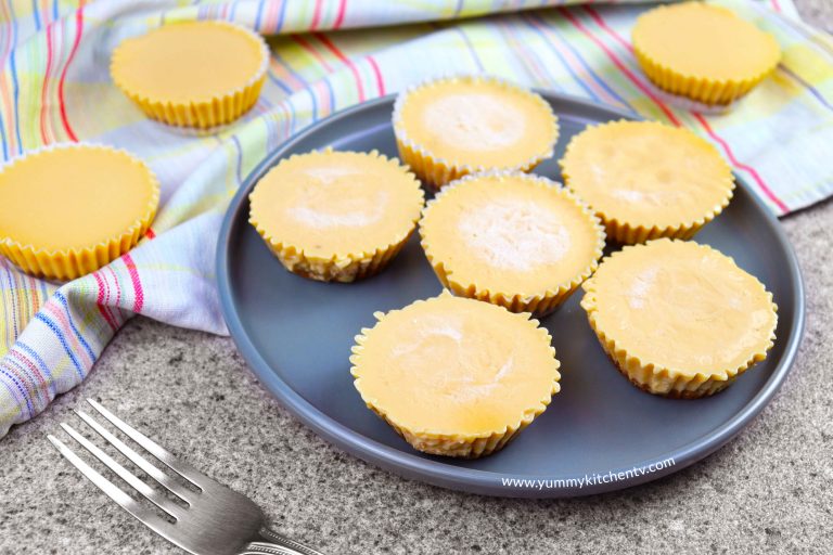 Graham Leche Flan Cupcakes