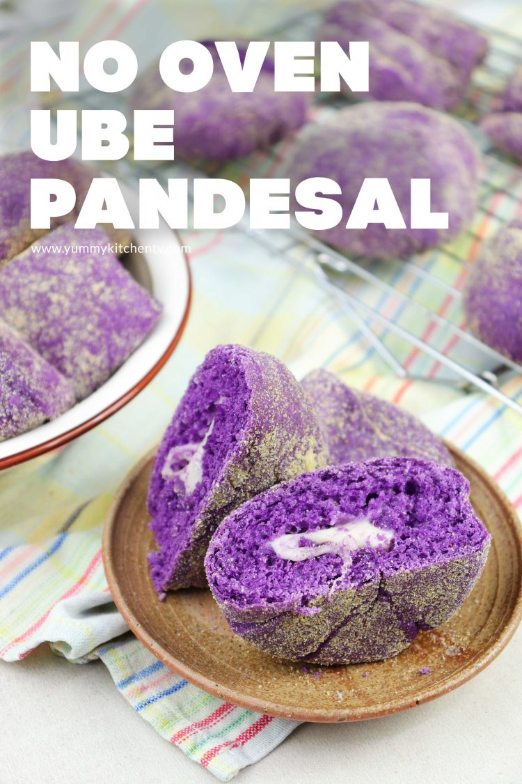 No-Oven Ube Pandesal-homemade goodness-Yummy Kitchen