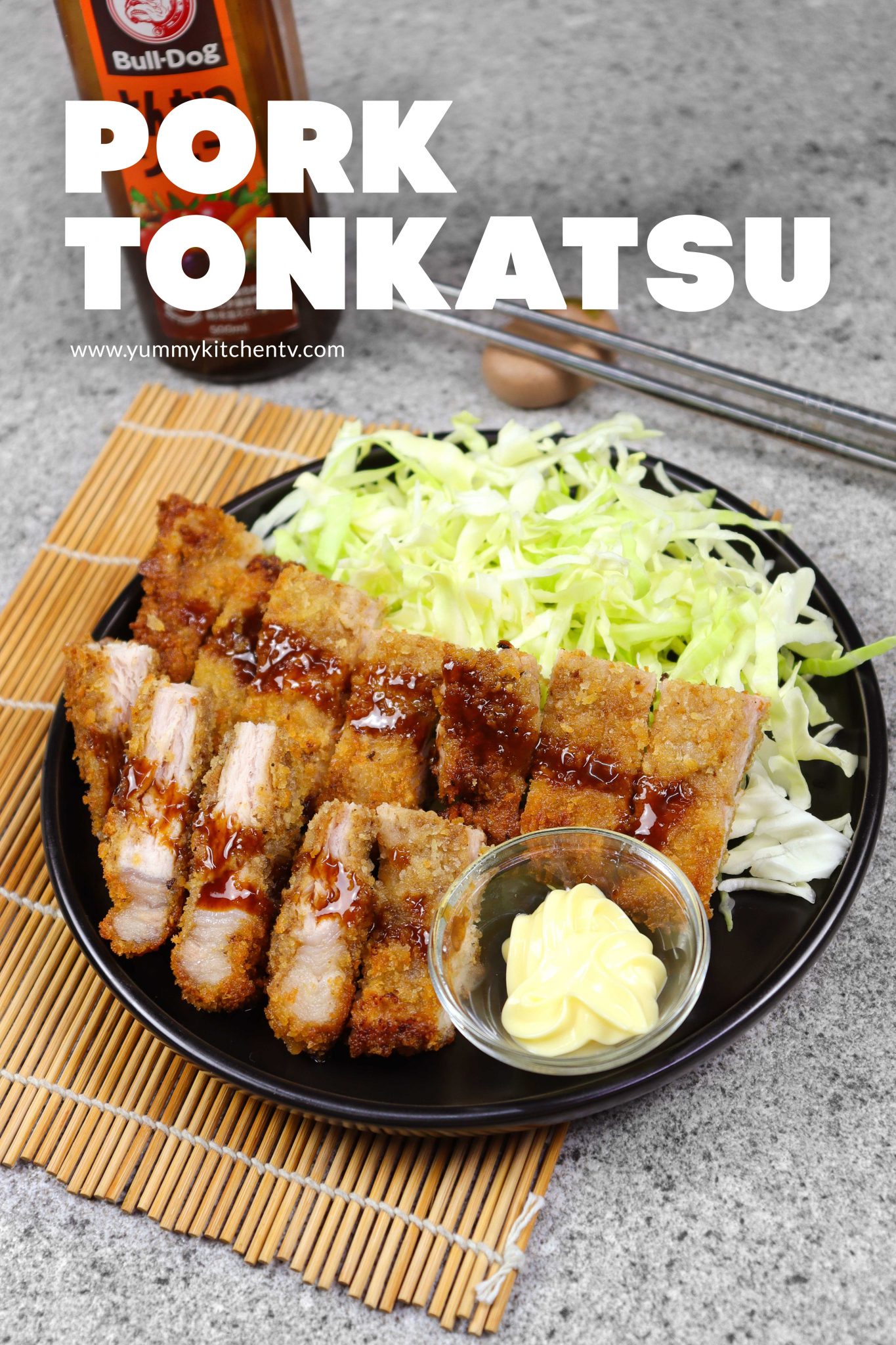 Pork Tonkatsu-juicy, crispy, ans delicious!-Yummy Kitchen
