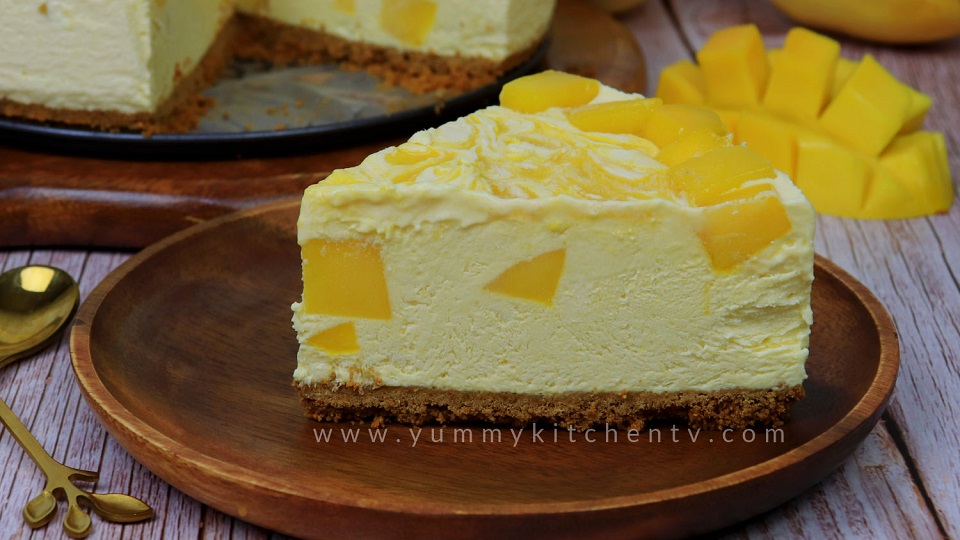 Mango Ice Cream Cake