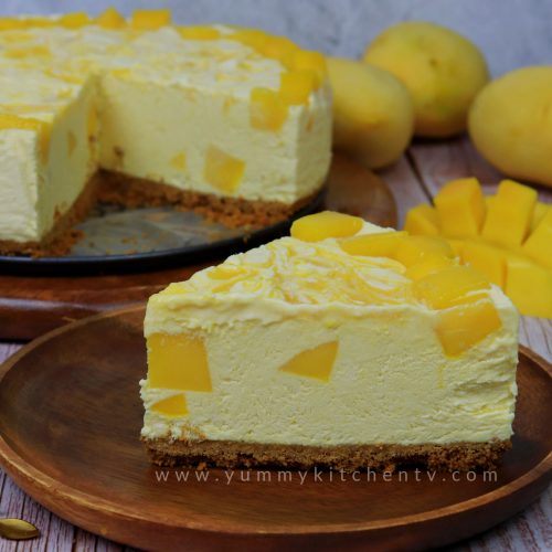 Mango tango ice-cream cakes