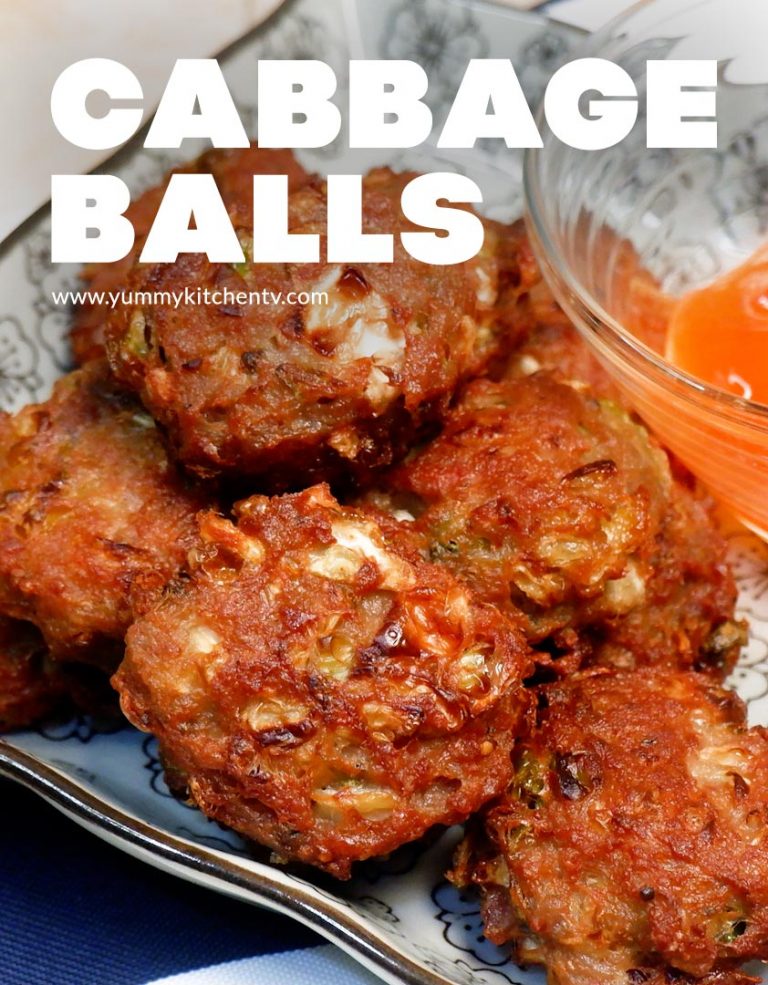 Cabbage balls -healthy and delicious- Yummy Kitchen