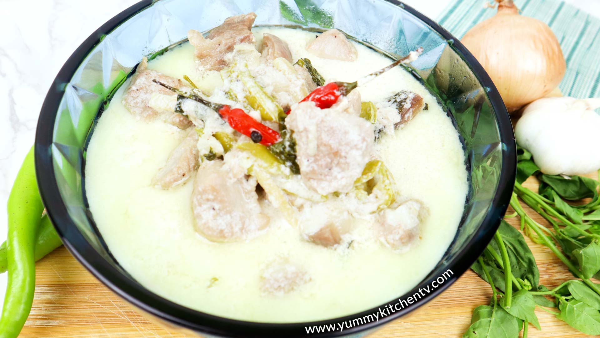 Ginataang Baboy - sweet, creamy and savory- Yummy Kitchen