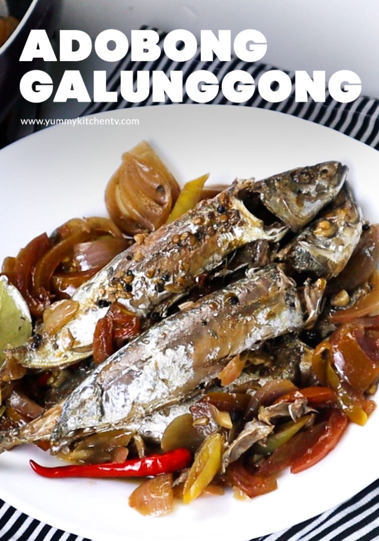 Adobong Galunggong A Filipino household favorite Yummy Kitchen