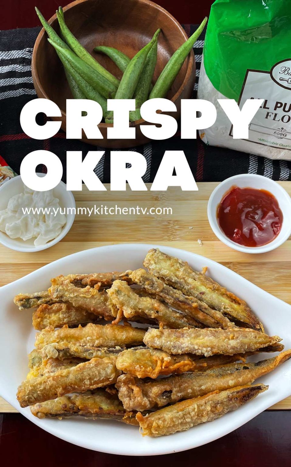 Crispy Okra simple, easy, and delicious Yummy Kitchen