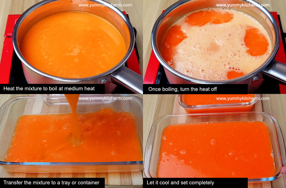 Refreshing Melon Jelly Dessert