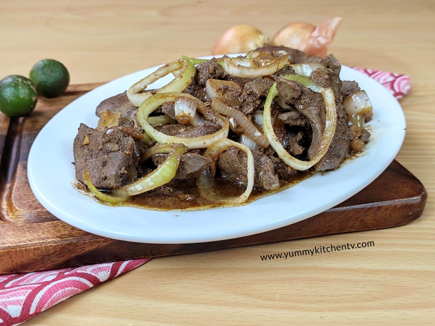 Pork Liver Steak Yummy Kitchen