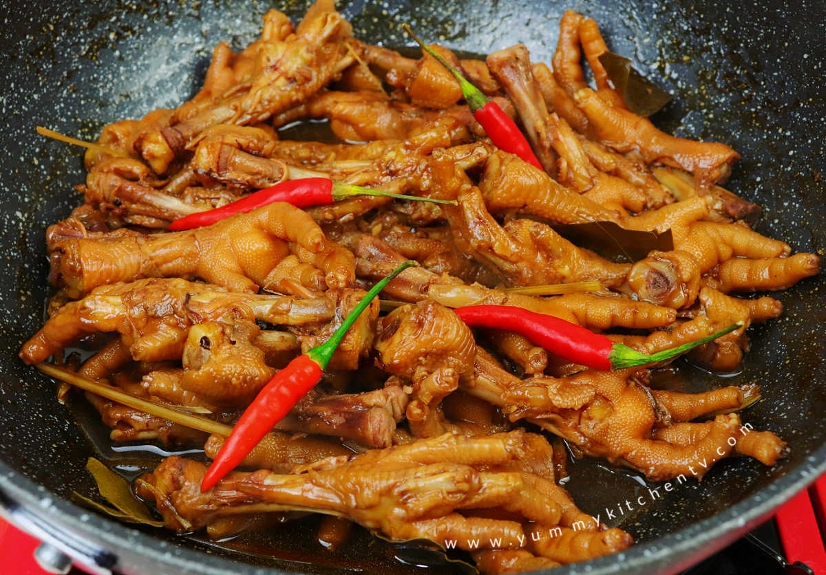 Chicken Feet Adobo Yummy Kitchen