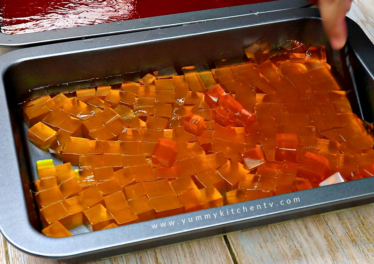 Fruity Jelly Salad Yummy Kitchen