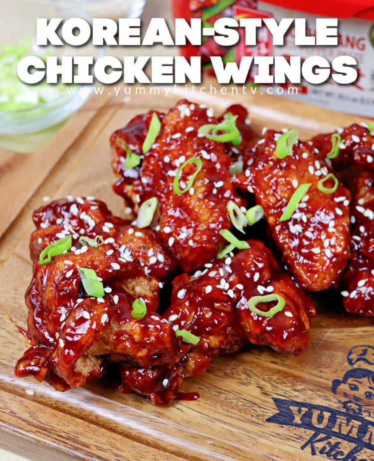 Koreanstyle Fried Chicken Wings Yummy Kitchen