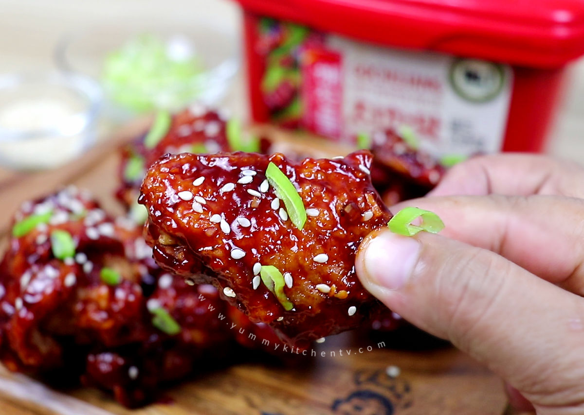 Koreanstyle Fried Chicken Wings Yummy Kitchen