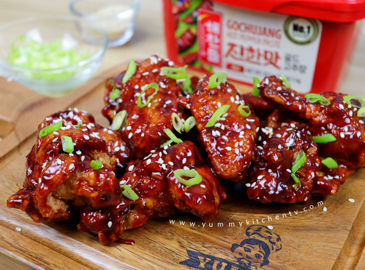 Koreanstyle Fried Chicken Wings Yummy Kitchen